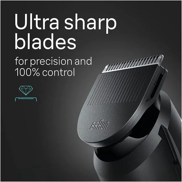 Alt view image 7 of 7 - Braun All-in-One Style Kit Series 3 3460, 6-in-1 Trimmer for Men with Beard Trimmer, Ear & Nose Trimmer, Hair Clippers & More, Ultra-Sharp Blade, 40 Length Settings, Washable