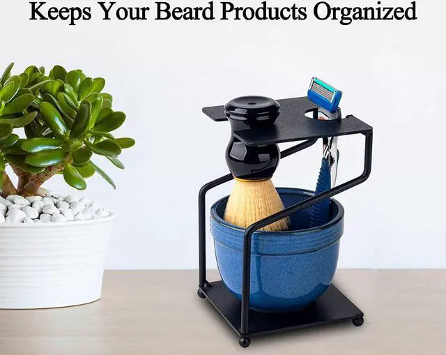 Alt view image 3 of 7 - Shaving Brush And Bowl Straight Razor Shaving Kit Shaving Bowl And Brush Set Shaving Brush Kit Shaving Cream Bowl Shaving Mug And Brush Set For Men Contain Cup,Brush,Razor Stand,Soap