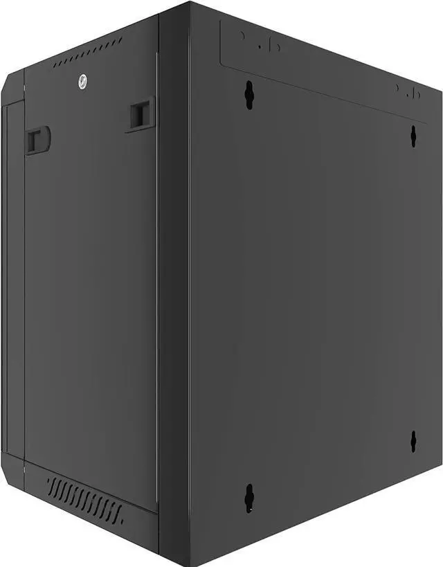 Alt view image 5 of 7 - 12U - Server Rack - Wall Mount Rack - Locking Cabinet for Network - Electronics - Security - Audio - Video - AV Equipment - Data Rack - 18-Inch Depth Server Cabinet