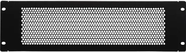 Main image of Navepoint 3U Blank Rack Mount Panel Spacer with Venting for 19-Inch Server Network Rack Enclosure Or Cabinet Black