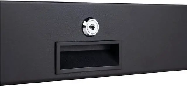 Alt view image 6 of 6 - TECMOJO Locking Rack Mount Drawer - 22lb (10 kg) Secure Lockable Steel Storage Rack Drawer for 19" Network Equipment/Server/AV Rack or Cabinet Enclosure 1U/2U/3U/4U/6U (2U)
