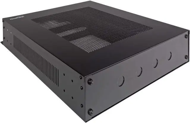 Alt view image 4 of 6 - NavePoint 2U Vertical Wall Mountable Server Rack, Black