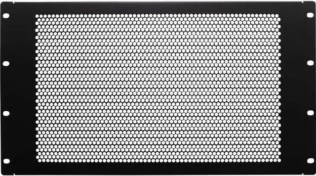 Main image of Navepoint 6U Blank Rack Mount Panel Spacer with Venting for 19-Inch Server Network Rack Enclosure Or Cabinet Black