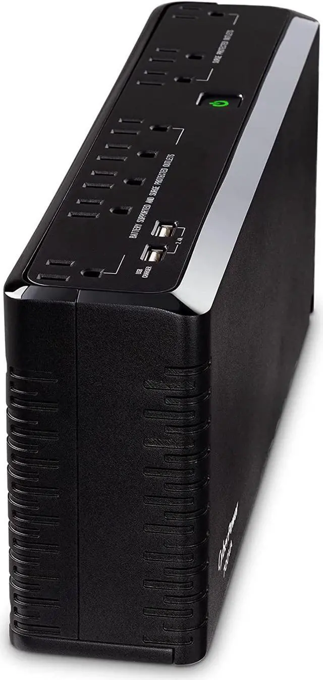 Alt view image 5 of 7 - CyberPower SL700U Standby UPS System, 700VA/370W, 8 Outlets, Slim Profile, Black, Welcome to consult
