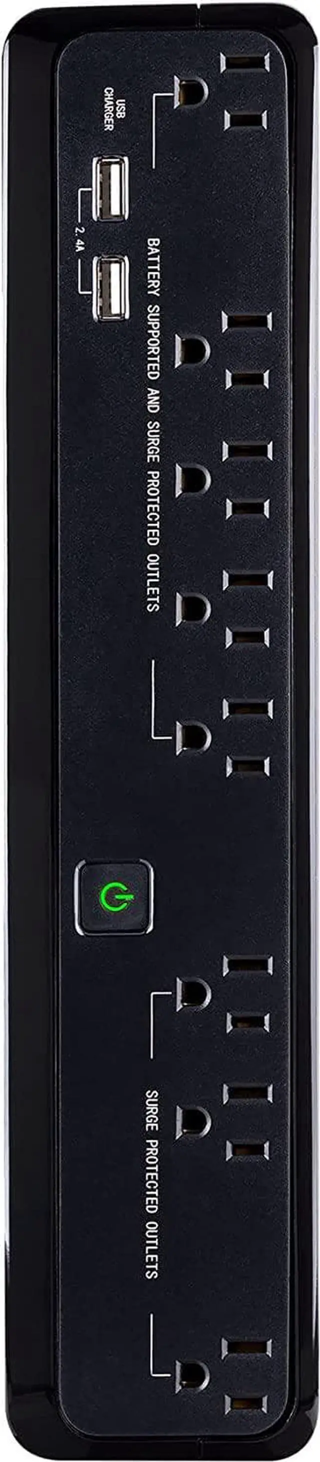 Alt view image 6 of 7 - CyberPower SL700U Standby UPS System, 700VA/370W, 8 Outlets, Slim Profile, Black, Welcome to consult