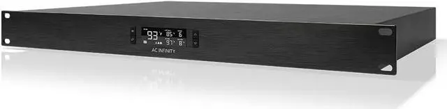 Main image of AC Infinity CLOUDPLATE T5, Rack Mount Fan 1U, Rear Exhaust Airflow, for Cooling AV, Home Theater, Network 19 Racks, Welcome to consult
