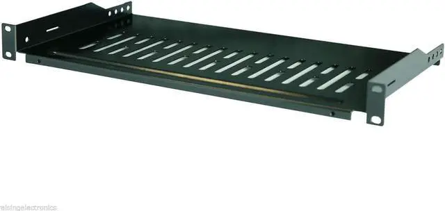 Main image of Raising Electronics Server Shelf Cantilever Tray Vented Shelves Rack Mount 19 Inch 1U 12Inch (300mm) Deep