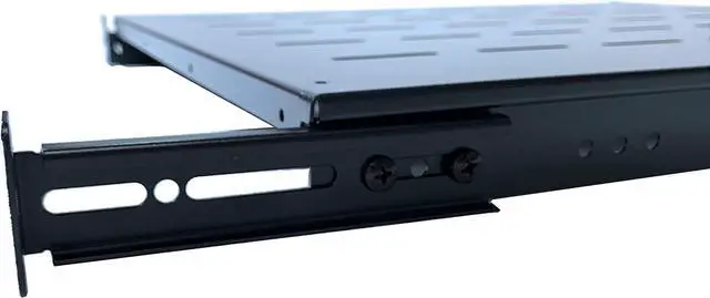 Alt view image 4 of 7 - RAISING ELECTRONICS Fixed Rack Server Shelf 1U 19inch Shelves 4 Post Rack Mount Adjustable Deep for Server Network Rack (21.5inch Depth), Welcome to consult