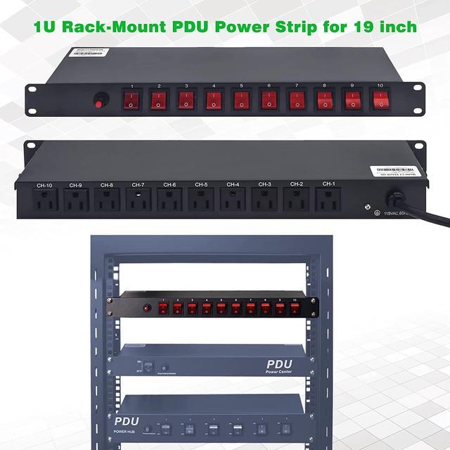 RackMount Power supply with LCD Monitor Meter, DC20A, 18CH – UltraPoE