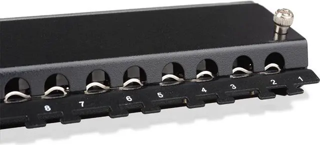 Alt view image 4 of 7 - Cable Matters Rackmount or Wall Mount 24-Port Shielded RJ45 Patch Panel with Jack Shutter