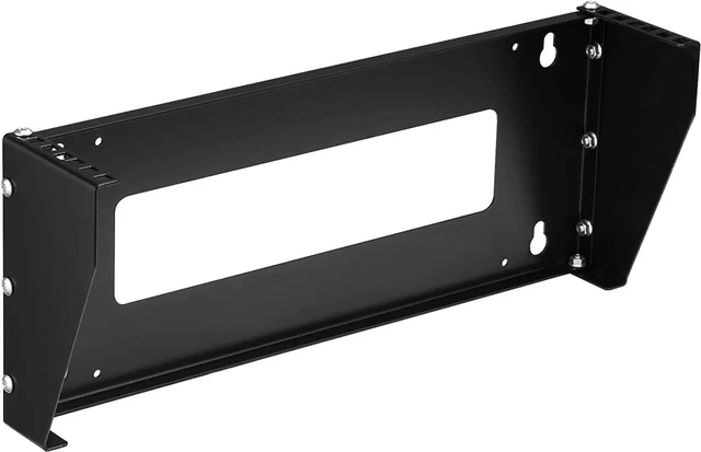 Main image of 2U Wall Mount Rack Vertical Server Patch Panel Bracket 19" for Networking Studio Equipment by Tedgetal