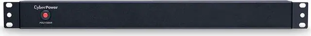Alt view image 2 of 7 - CyberPower PDU15B8R Basic PDU, 100-125V, 15A (Derated to 12A), 8 Outlets, 1U Rackmount, Welcome to consult