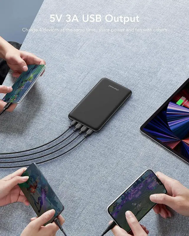 Alt view image 5 of 7 - Charmast 26800mAh Slim Portable Charger Power Bank 15W Fast Charging Battery Pack Travel Essentials Compatible with iPhone 16/16 Pro/16 Pro Max iPhone15/14/13/12 Series iPad  etc
