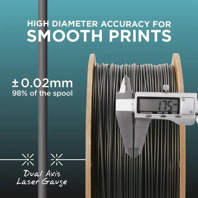 Alt view image 5 of 7 - Polymaker PLA Filament, White 3D Printer PLA Filament 1.75mm 1kg - PolyLite 3D Printing PLA Filament, Dimensional Accuracy +/- 0.03mm, Compatible with Most 3D Printer, White