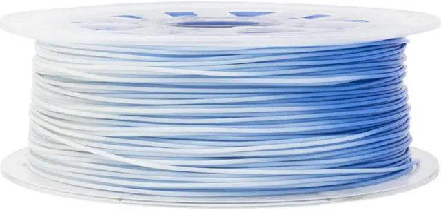 Alt view image 6 of 7 - Gizmo Dorks 1.75mm PLA Filament, 1 kg for 3D Printers, Color Change Blue to White