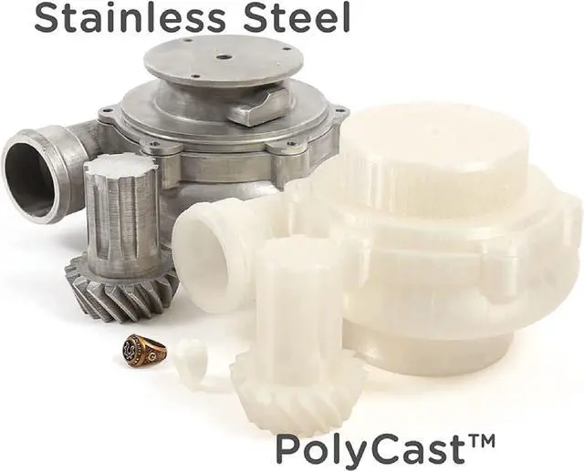 Alt view image 2 of 5 - Polymaker PolyCast Filament 1.75mm for Investment Casting 750g Cardboard Spool - 3D Printer Filament for Lost Wax Investment Casting, Similar to Wax Filament for Metal Casting Plaster Cleanly Burn Out