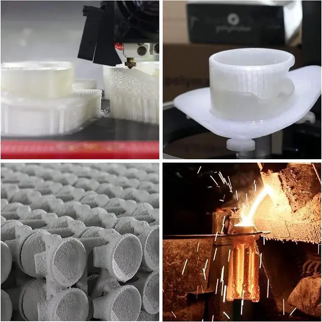 Alt view image 3 of 5 - Polymaker PolyCast Filament 1.75mm for Investment Casting 750g Cardboard Spool - 3D Printer Filament for Lost Wax Investment Casting, Similar to Wax Filament for Metal Casting Plaster Cleanly Burn Out