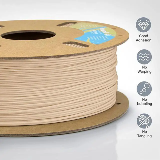 Alt view image 2 of 7 - DURAMIC 3D Matte PLA Filament 1.75mm Skin, 1kg Cardboard Spool Matte Finish 3D Printer Filament PLA 1.75mm Dimensional Accuracy 99% +/- 0.03 mm, Printing with FDM 3D Printer, Easy to Remove Support
