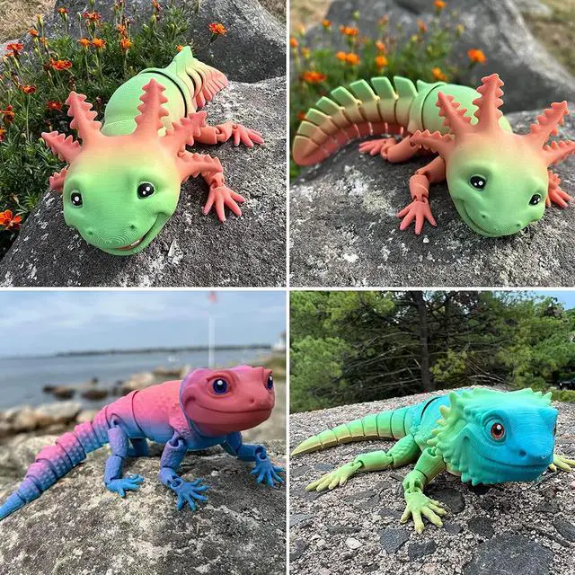 Alt view image 3 of 7 - PLA+ 3D Printer Filament, Pla Filament 1.75mm Rainbow PLA, Color Change Filament Dimensional Accuracy +/- 0.03 mm,1 KG Spool