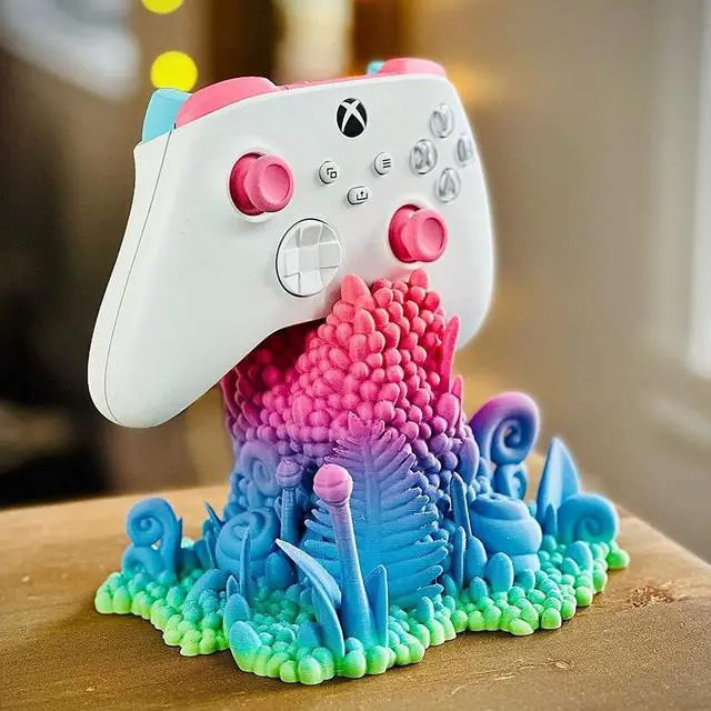 Alt view image 2 of 7 - PLA+ 3D Printer Filament, Pla Filament 1.75mm Rainbow PLA, Color Change Filament Dimensional Accuracy +/- 0.03 mm,1 KG Spool