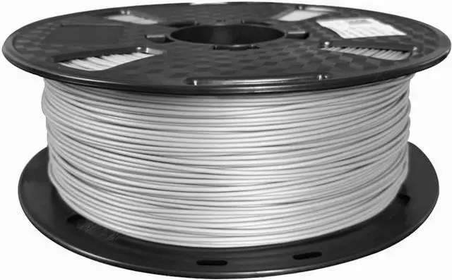 Alt view image 4 of 4 - Silk PLA Pro Silk Silver PLA Filament 1.75mm 1KG 3D Printer Filament 3D Printing Materials Silky Shiny Metallic Metal Silver CC3D Silk PLA Filament