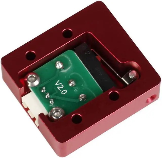 Alt view image 5 of 7 - Aluminum 3D Printer Parts Filament Break Module Detector Sensor Run Out Pause Monitor for Creality CR-10 V3 V2 / SV03 / CR-10S Pro V2 / CR10 Max/Ender 3 Max/Ender-6 /CR-3040 Pro (Filament Sensor)