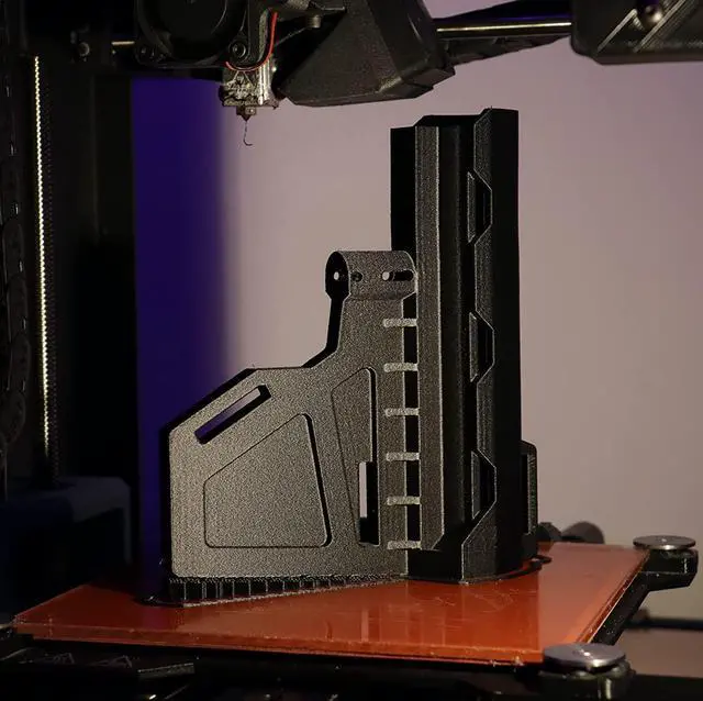 Alt view image 2 of 5 - Polymaker PA6-CF Nylon Filament 1.75 Black, 2kg Carbon Fiber Nylon Filament 1.75mm, Cardboard Spool - PolyMide PA6-CF Warp Free Nylon 3D Printer Filament