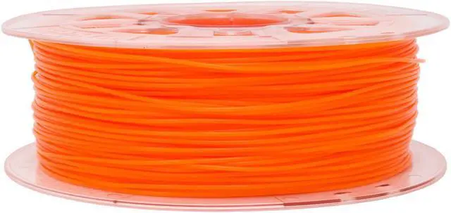 Alt view image 5 of 7 - Gizmo Dorks 1.75mm PLA Filament 1kg for 3D Printers, Fluorescent Orange, Glows Under UV Light