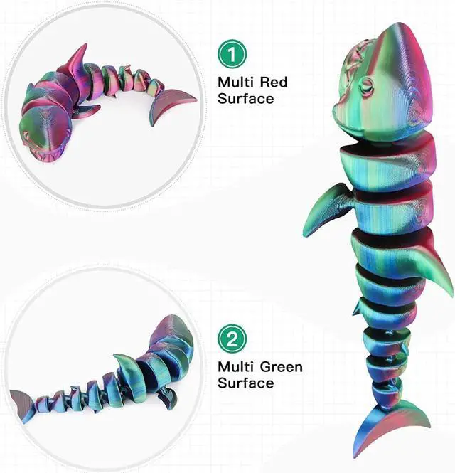 Alt view image 3 of 7 - AMOLEN Silk PLA 3D Printer Filament, Tri Color Red Green Blue PLA 1.75mm, Shiny Multi Color Change Filament 3D Printing PLA Filament for Most FDM 3D Printer, 1kg Spool(2.2lbs)