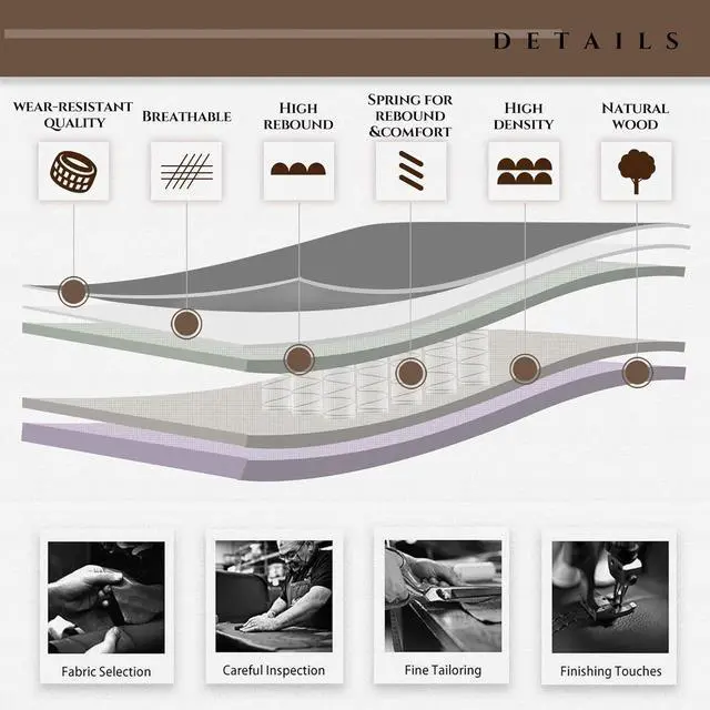 Alt view image 6 of 7 - COLAMY High Back Leather Office Chair with Adjustable Lumbar Support Knob, Flip-Up Armrests, Thick Cushioned Seat, Rocking Function, Ergonomic Desk Chair for Home Office or Study, Black