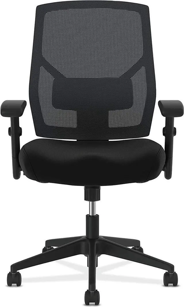 Alt view image 3 of 4 - HON Crio High-Back Task Chair - Fabric Mesh Back Computer Chair for Office Desk, in Black (HVL581)