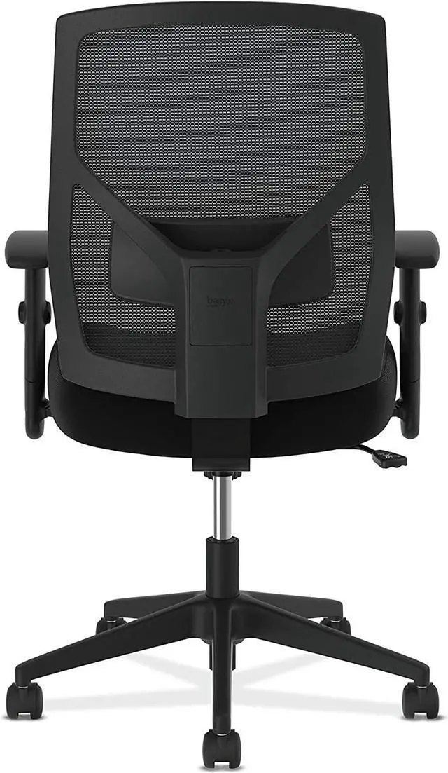 Alt view image 4 of 4 - HON Crio High-Back Task Chair - Fabric Mesh Back Computer Chair for Office Desk, in Black (HVL581)
