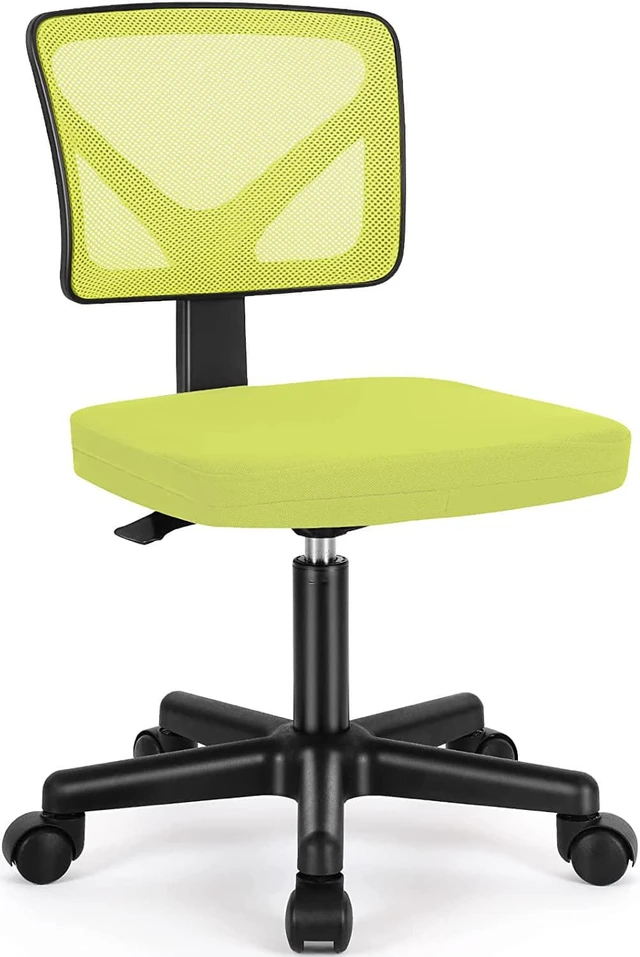 Main image of Small Armless Mesh Rolling Office Desk Chair