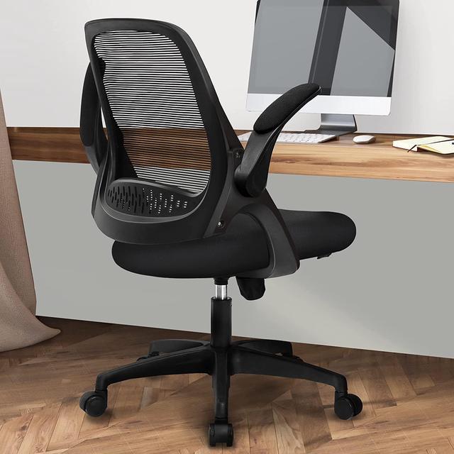 PC Gaming Office Chair, Lumbar Support Flip Up Armrests