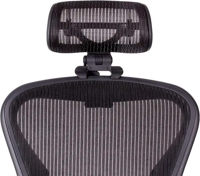 Main image of The Original Headrest for The Herman Miller Aeron Chair H3 Carbon | Colors and Mesh Match Classic Aeron Chair 2016 and Earlier Models | Headrest ONLY - Chair Not Included