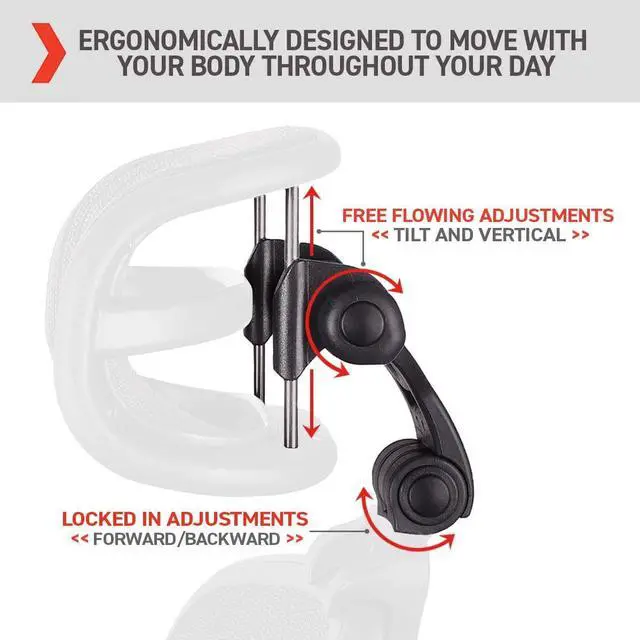 Alt view image 4 of 7 - The Original Headrest for The Herman Miller Aeron Chair H3 Carbon | Colors and Mesh Match Classic Aeron Chair 2016 and Earlier Models | Headrest ONLY - Chair Not Included
