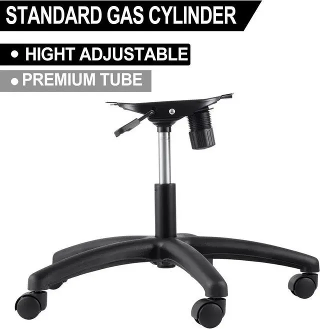 Alt view image 4 of 7 - Topdeep 28" Swivel Chair Base Replacement, Office Chair Base, 350 Pounds Heavy Duty Gaming Chair Replacement Base with Bottom Plate Stand Cylinder and Casters