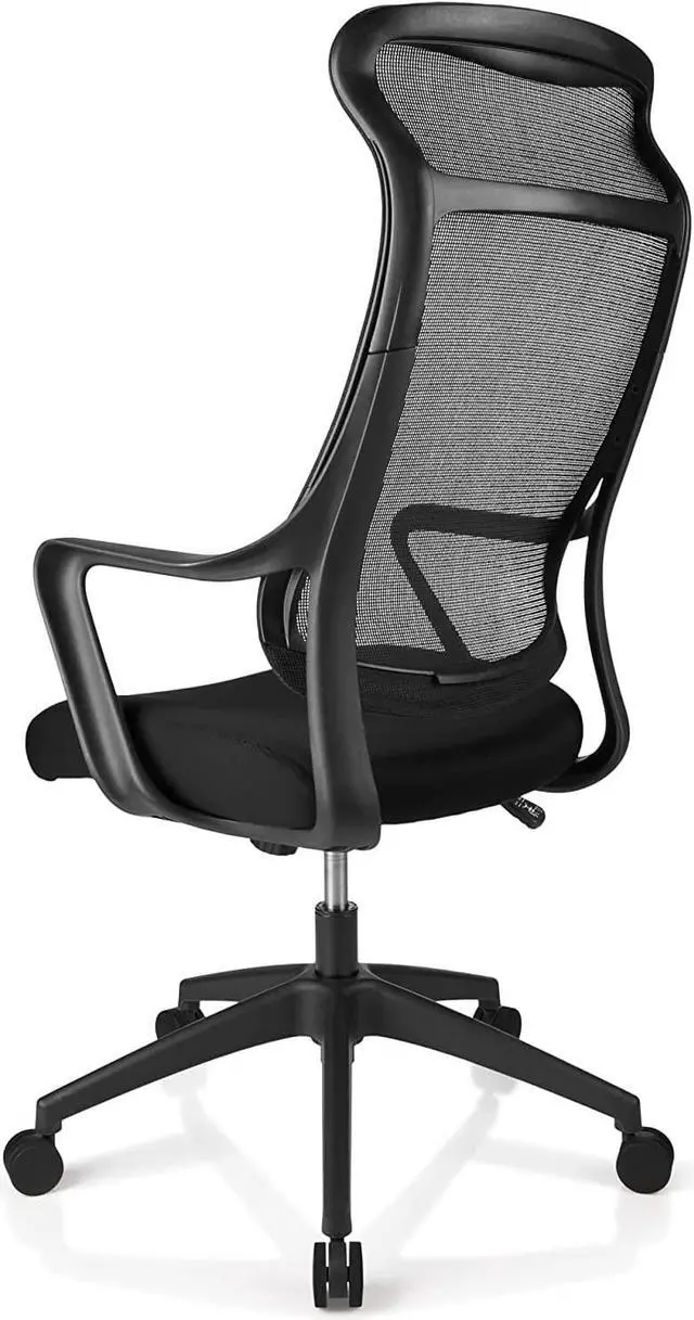 Alt view image 5 of 6 - Realspace® Lenzer Mesh High-Back Task Office Chair, Black, BIFMA Compliant