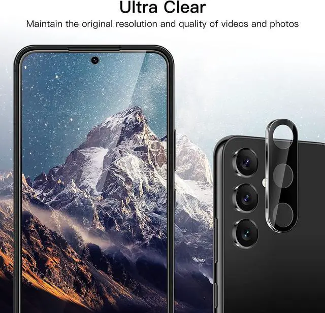 Alt view image 5 of 7 - JETech Screen Protector for Samsung Galaxy A54 5G 6.4-Inch with Camera Lens Protector, Tempered Glass Film, HD Clear, 2-Pack Each