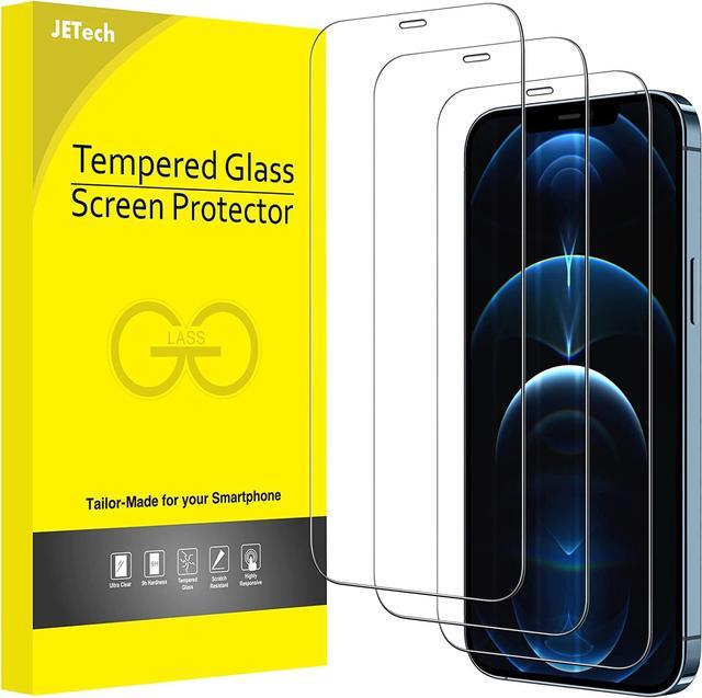 JETech Full Coverage Screen Protector for iPhone 12 Pro Max 6.7
