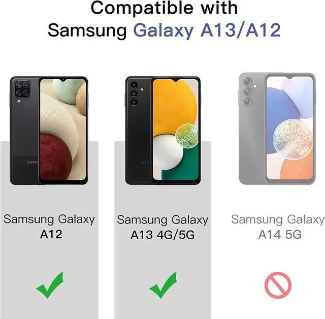 Alt view image 2 of 7 - Screen Protector for  Galaxy A13 / A13 5G/ A12 9H Tempered Glass Film Anti-Scratch HD Clear 3-Pack