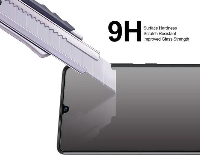 Alt view image 4 of 5 - Supershieldz (2 Pack) Designed for Samsung Galaxy A42 5G Tempered Glass Screen Protector, Anti Scratch, Bubble Free