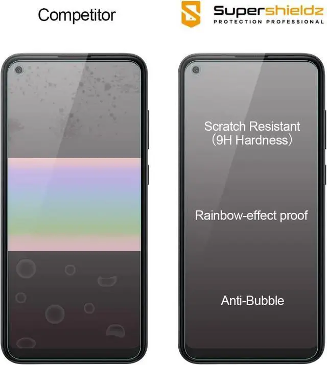 Main image of Supershieldz (2 Pack) Designed for Samsung Galaxy A11 Tempered Glass Screen Protector, Anti Scratch, Bubble Free