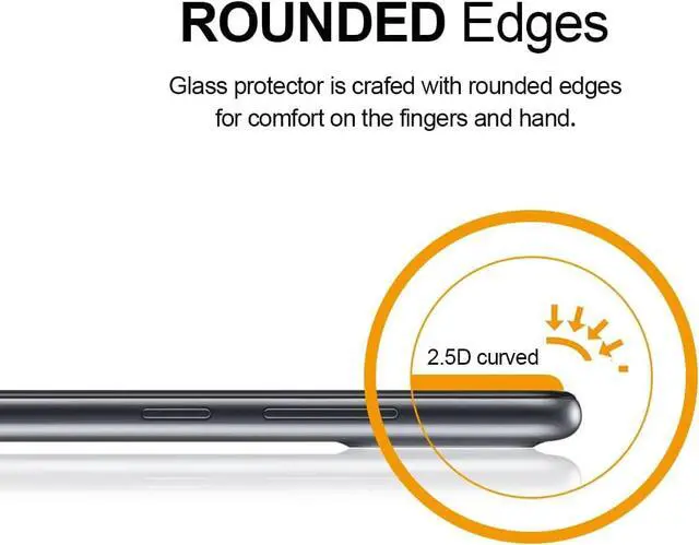 Alt view image 2 of 4 - Supershieldz (2 Pack) Designed for Samsung Galaxy A11 Tempered Glass Screen Protector, Anti Scratch, Bubble Free