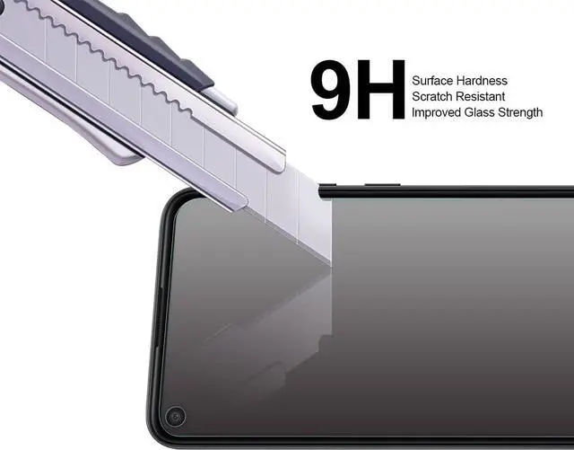 Alt view image 3 of 4 - Supershieldz (2 Pack) Designed for Samsung Galaxy A11 Tempered Glass Screen Protector, Anti Scratch, Bubble Free