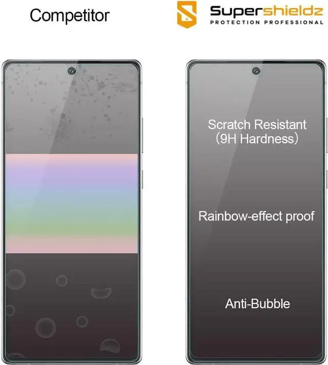 Alt view image 2 of 5 - Supershieldz (2 Pack) Designed for Samsung Galaxy Note 20 5G Tempered Glass Screen Protector, Anti Scratch, Bubble Free