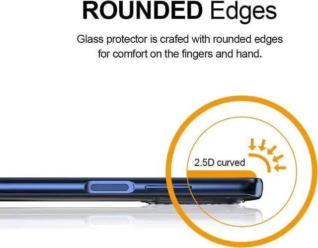 Alt view image 3 of 5 - Supershieldz (3 Pack) Designed for Motorola Moto G Stylus (2022) / Moto G Stylus 5G (2022) [Not Fit for 2023/2021/2020 Version] Tempered Glass Screen Protector, Anti Scratch, Bubble Free