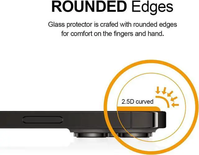 Alt view image 4 of 6 - Supershieldz (2 Pack) Designed for iPhone 14 Pro (6.1 inch)+ Camera Lens Tempered Glass Screen Protector with (Easy Installation Tray), Anti Scratch, Bubble Free