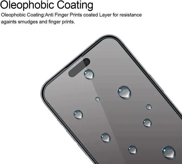 Alt view image 6 of 6 - Supershieldz (2 Pack) Designed for iPhone 14 Pro (6.1 inch)+ Camera Lens Tempered Glass Screen Protector with (Easy Installation Tray), Anti Scratch, Bubble Free