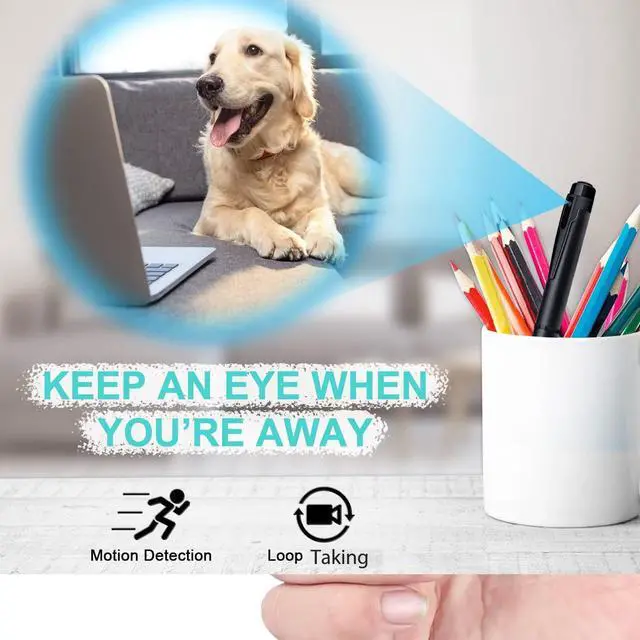 Alt view image 4 of 7 - LXKFA 64GB Spy Camera Hidden Camera Pen - Full HD1080P Mini Spy Camera- Small Hidden Camera- Hidden Spy Camera-Mini Hidden Cameras-Nanny Cam Hidden Camera with Motion Detection[2023 Version]
